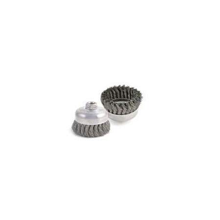 BUS-3S .020SS, 5/8"-11 AH Cup Wire Brush