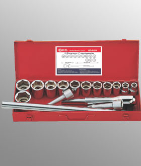 15PC 1" Dr. SAE Hand Socket Set