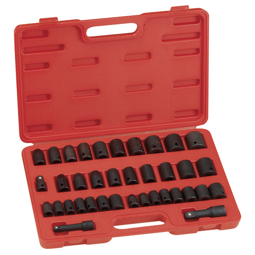 37PC 3/8 & 1/2" Dr. Impact Socket Set