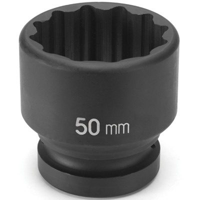 1" Drive x 53mm Standard - 12 Point Impact Socket