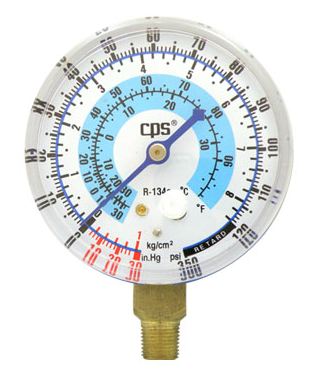 Gauge Lo R-134A ONLY 2.5"/68mmPSI F/80mm