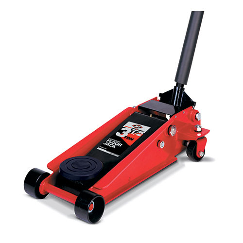 3 1/2 Ton Heavy-Duty Floor Jack w 1 Pc Handle