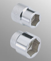 1" Drive 6 Point Metric Chrome Hand Socket 27mm