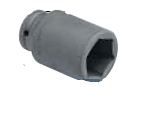 1" Drive 4-3/8" Deep Impact SAE Socket 6 Point