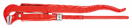 25-1/2" Length Swedish Pattern Pipe Wrench, 90-degree Jaw