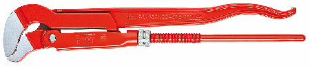 21-1/4" Pipe Wrench, Slim S-Type Serrated Jaw