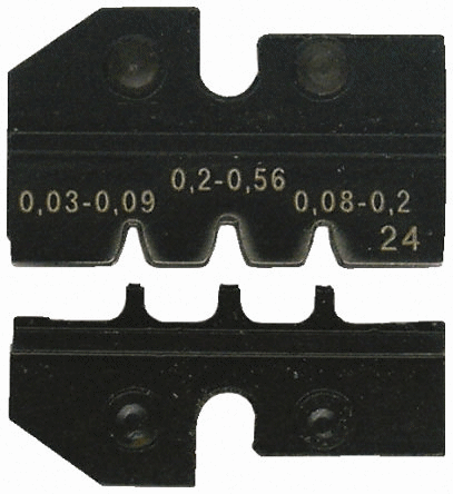 D-Sub Plug Crimping Die - 0.03-0.56mm, 32-20 AWG