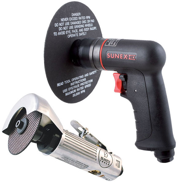 5 Inch Reversible High Speed Sander w Free SX233A Cut-Off Tool