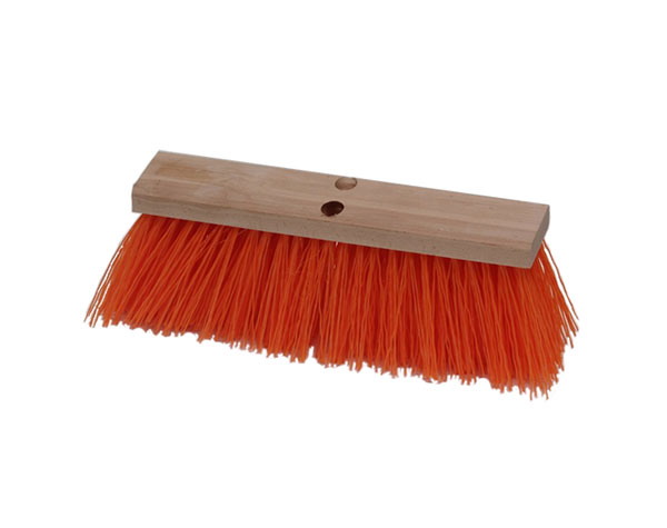 16" Hardwood Block with 5-1/8" Stiff Synthetic Bristles