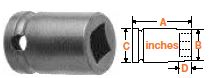 3/4" Square Drive Socket,For SAE Square Nuts 3/4" Square Opening