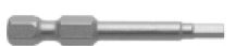 1/4" Hex Power Drive Metric Bit 5mm Hex Size 4" Overall Length