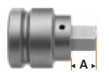 3/4" Square Drive Adapter SAE 7/8" Hex Size