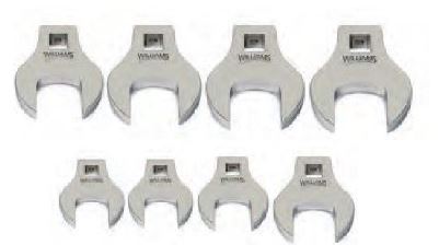 3/8" Drive Crowfoot Wrench Set 9 to 16mm 8 Piece