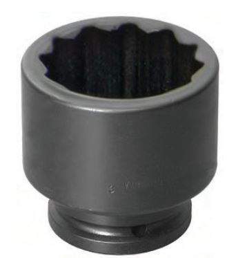 1-1/2" Drive SAE 1-3/4" Impact Shallow Socket