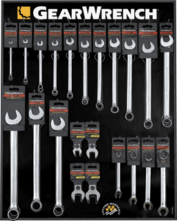 GearWrench 22 Piece SAE Wrench Tool Board