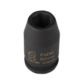 1/4" Drive 6mm Metric Impact Socket