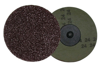 Mini Grinding Discs with Twist-to-Lock Backing - Aluminum Oxide