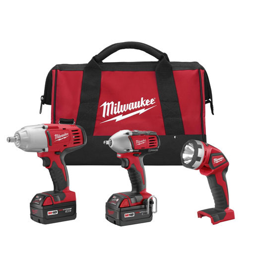 M18 Li-Ion HV 1/2" & 3/8" Impact Tool Kit