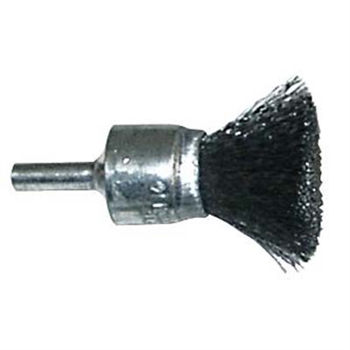 Wire Wheel Crimped End Brush - 1" x 1/4" Shank .020 Wire