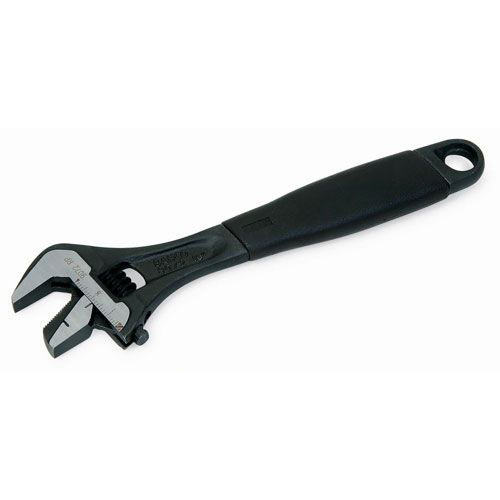 Black Ergonomic Adjustable Wrench Reversible 8 Inch 9071 RP US