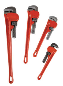 4PC PIPE WRENCH SET