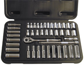 44 PC. 1/4" DR SOCKET SET