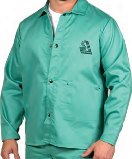 Weldmite 12 Oz FR Cotton Green 30" Jacket L