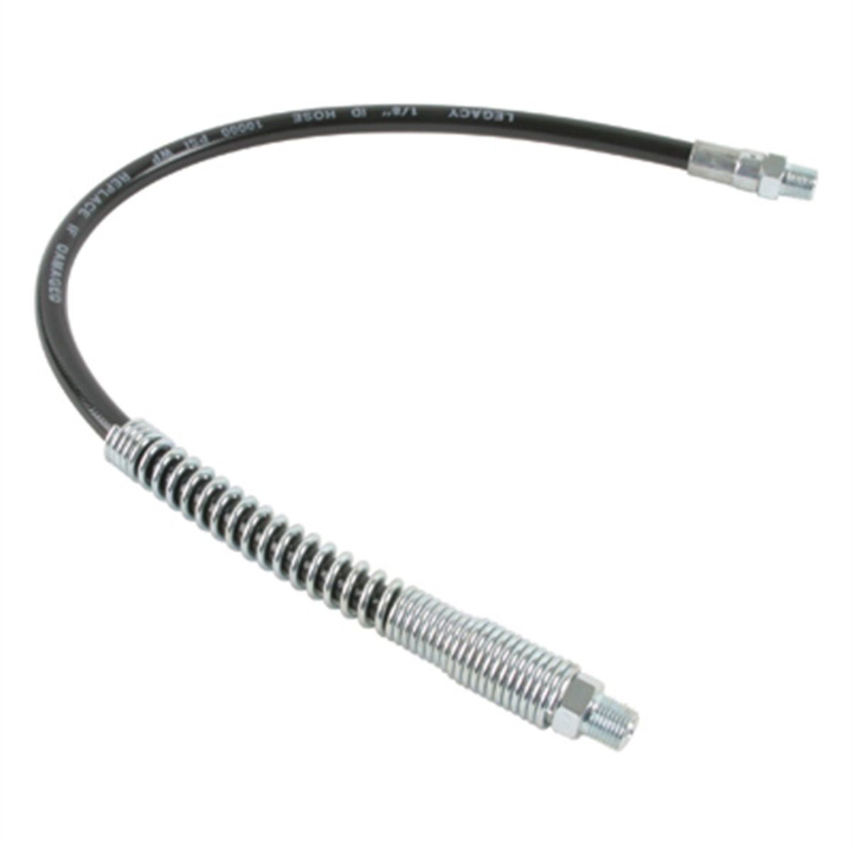 18" HP GREASE HOSE W/ GUARD