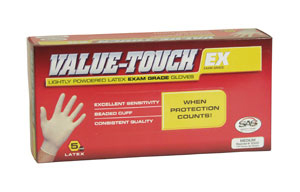 Value Touch Latex Gloves