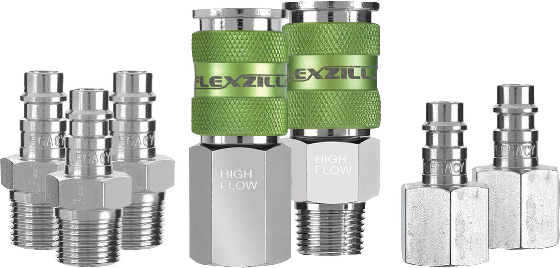 Flexzilla High Flow Coupler & Plug Kit, 7 pc