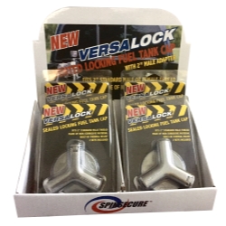 Vented Locking Fuel Cap 4 Pack Counter Display