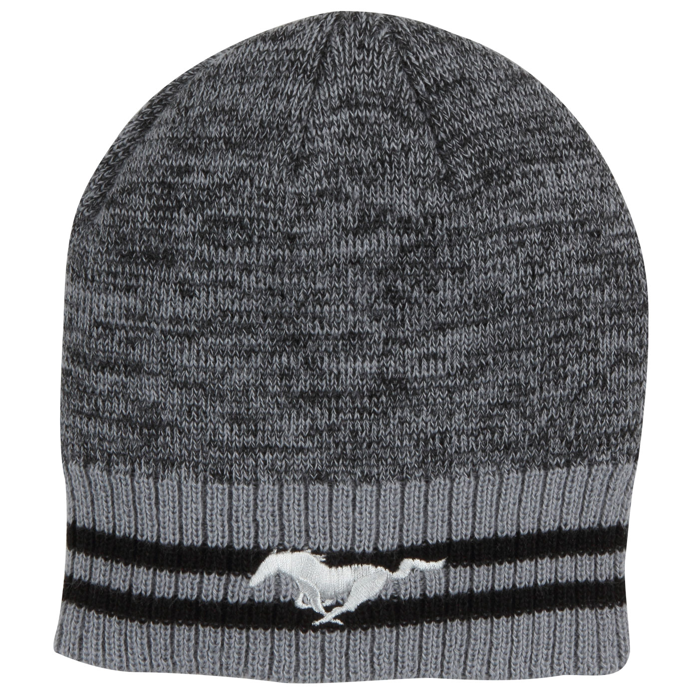 Ford Mustang Striped Knit Beanie