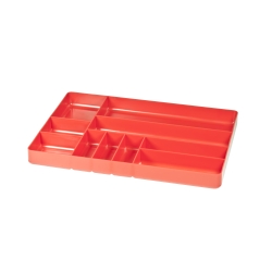 10 Compartment Organizer Tray - Red