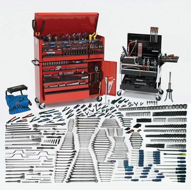 Mega Tool Set with Tool Boxes 935 Piece