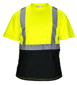 Yellow Safety Stripe T-Shirt