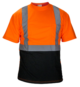 Orange Safety Stripe T-Shirt