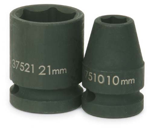 1/2" Drive Standard Impact Socket 6-Point 20mm