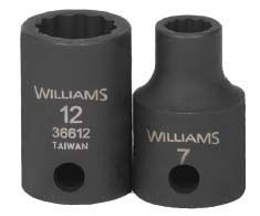 3/8" Drive 12-Point Metric 17 mm Shallow Impact Socket