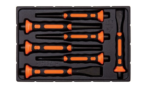 7 Pc Soft Grip Punch and Chisel Set