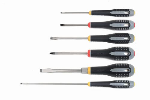 6 Piece Ergo Mixed Screwdriver Set