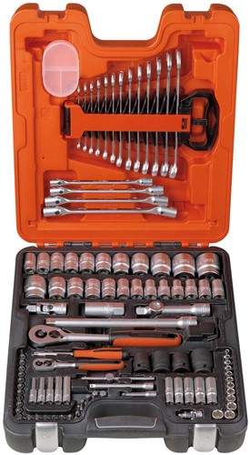 106 Piece 1/4" & 1/2" Master Socket and Tool Set