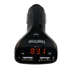 Bluetooth Handsfree +FM Transmitter + 2.4A USB Cha