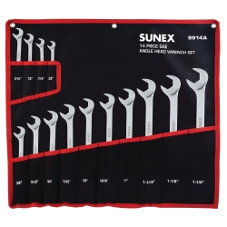 Sunex 14-Piece Fractional SAE Full Polish Angle He