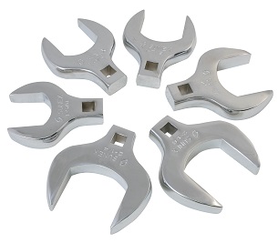6PC 1/2IN DR JUMBO Crowfoot Wrench