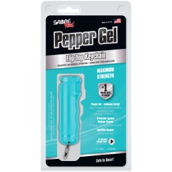 SABRE Teal Pepper Gel with Flip Top