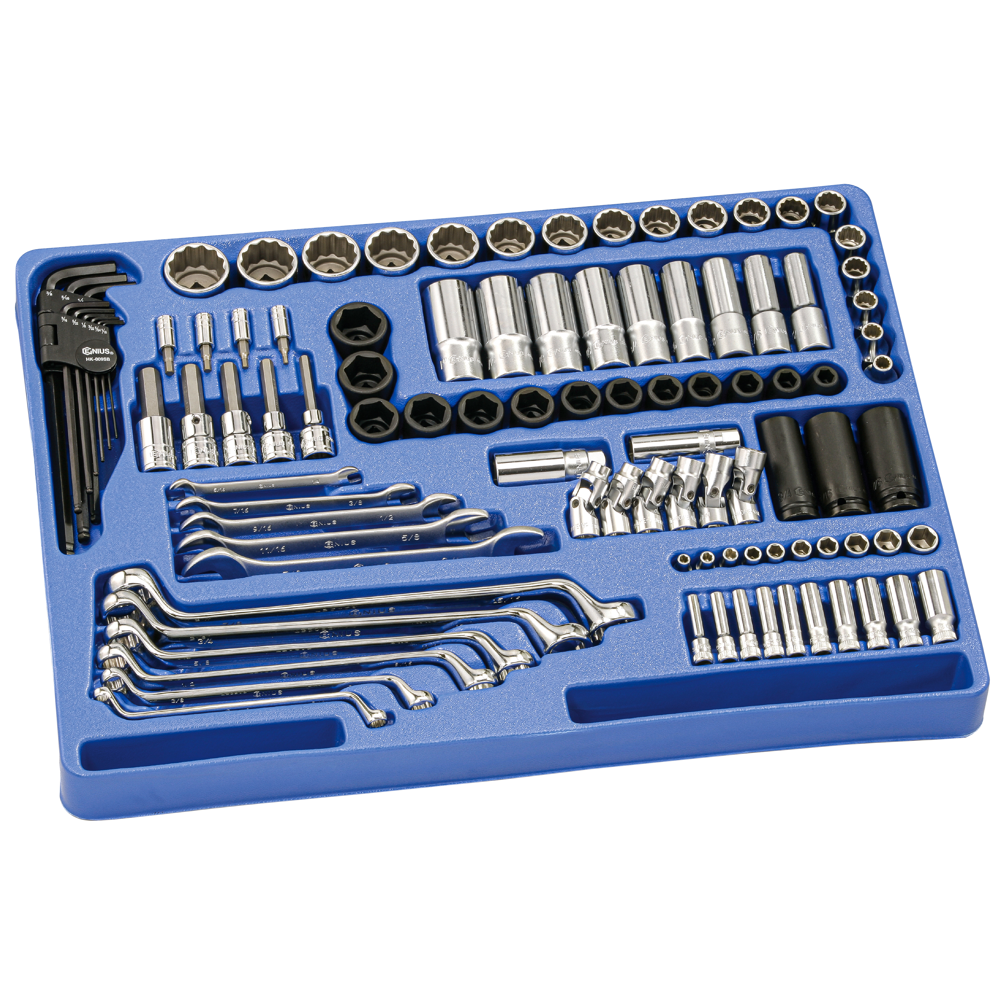 100PC 1/4 & 1/2" Dr. SAE Master Tool set