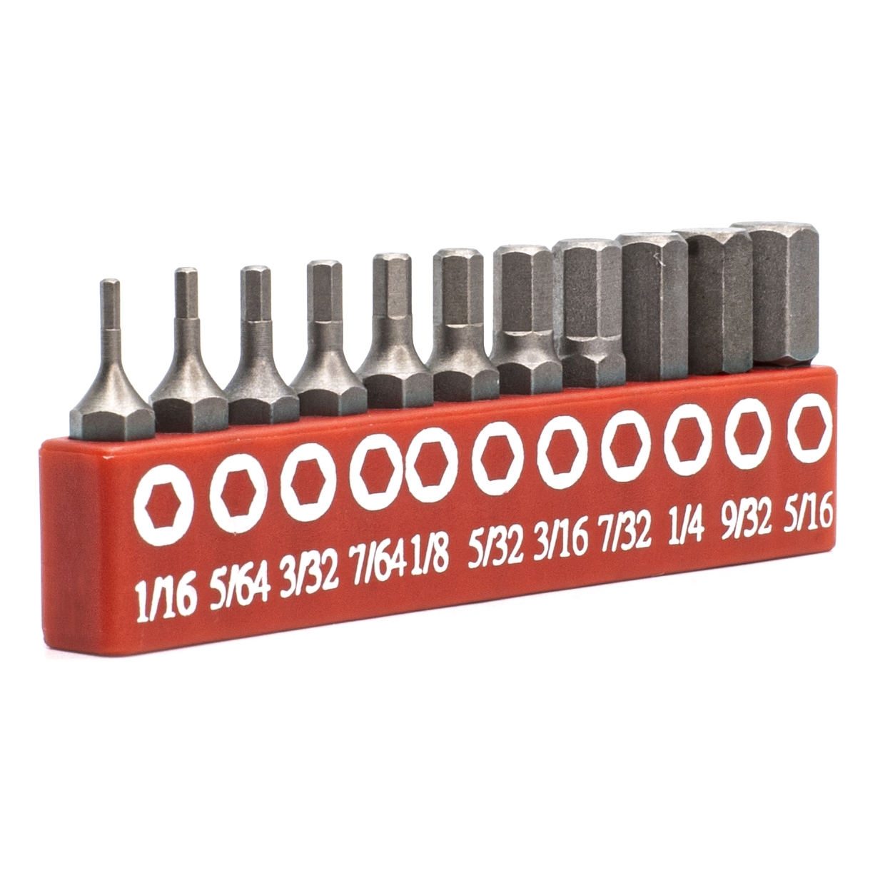 11PC SAE Hex Screwdriver Bit Set