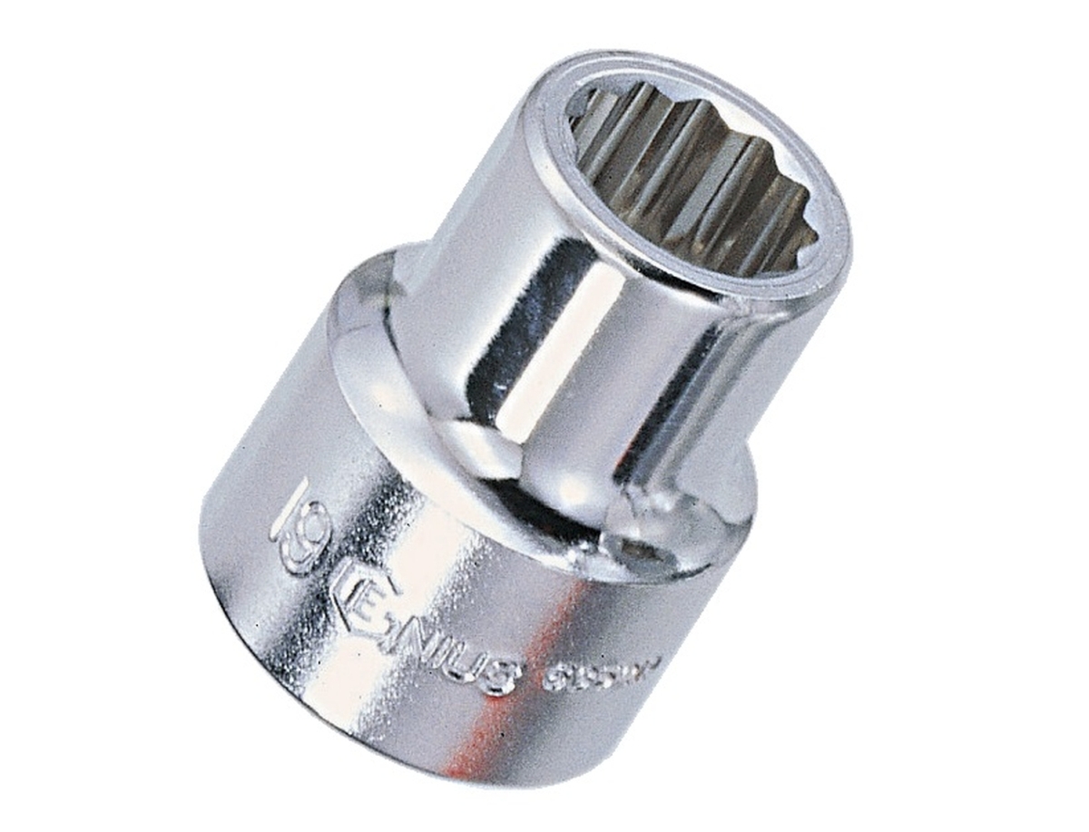 1" Dr. 44mm 12-pt Hand Socket