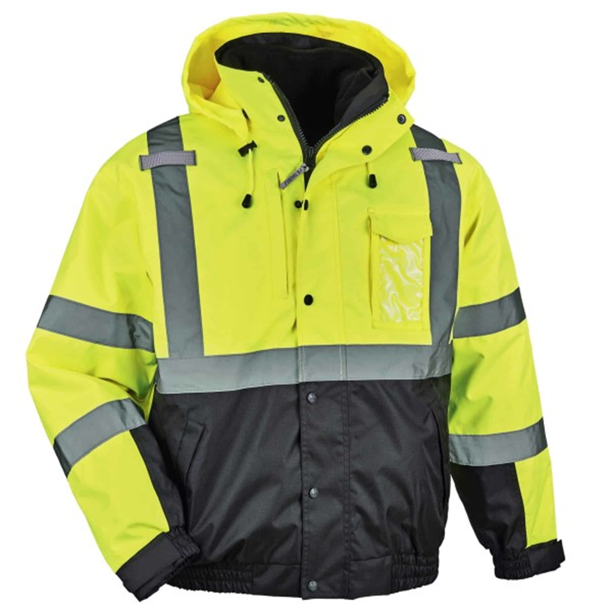 8381 L Lime Type R Class 3 3-in-1 Bomber Jacket