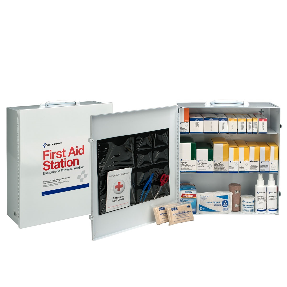 3 Shelf First Aid Metal Cabinet